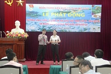Đoàn Thanh niên Bộ GTVT hưởng ứng Tuần lễ Biển, Hải đảo Việt Nam và Ngày Môi trường thế giới.