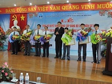 Đảng Ủy Tổng Công ty Bảo đảm an toàn hàng hải miền Bắc tổ chức Lễ công bố Quyết định nâng cấp Đảng bộ cấp trên cơ sở và tổng kết công tác đảng năm 2012, triển khai phương hướng nhiệm vụ năm 2013.