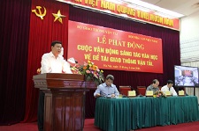Tổng Giám đốc Tổng công ty Bảo đảm an toàn hàng hải miền Bắc tham dự buỗi lễ phát động cuộc vận động sáng tác văn học về đề tài giao thông vận tải nhân kỷ niệm 70 năm ngày truyền thống và Đại hội thi đua yêu nước ngành Giao thông Vận tải do Bộ Giao thông Vận tải tổ chức.