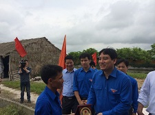 Đoàn TNCS Hồ Chí Minh Tổng công ty BĐATHH miền Bắc tham dự Lễ ra quân Chiến dịch Thanh niên tình nguyện Hè năm 2014.