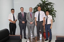 Tổng Công ty Bảo đảm an toàn hàng hải miền Bắc làm việc với đoàn công tác của Cơ quan thủy đạc Anh 