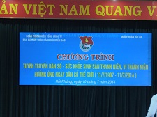 Tổng công ty Bảo đảm an toàn hàng hải miền Bắc phối hợp với Quận đoàn Hải an tổ chức chương trình “Tuyên truyền Dân số - Sức khỏe sinh sản trong đoàn viên, thanh niên, hướng ứng ngày Dân số thể giới”.