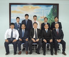 Tổng công ty Bảo đảm an toàn hàng hải miền Bắc làm việc với Ủy ban Thủy đạc Đông Á 