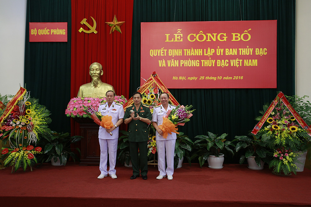 Công bố Quyết định thành lập Ủy ban Thủy đạc và Văn phòng Thủy đạc Việt Nam