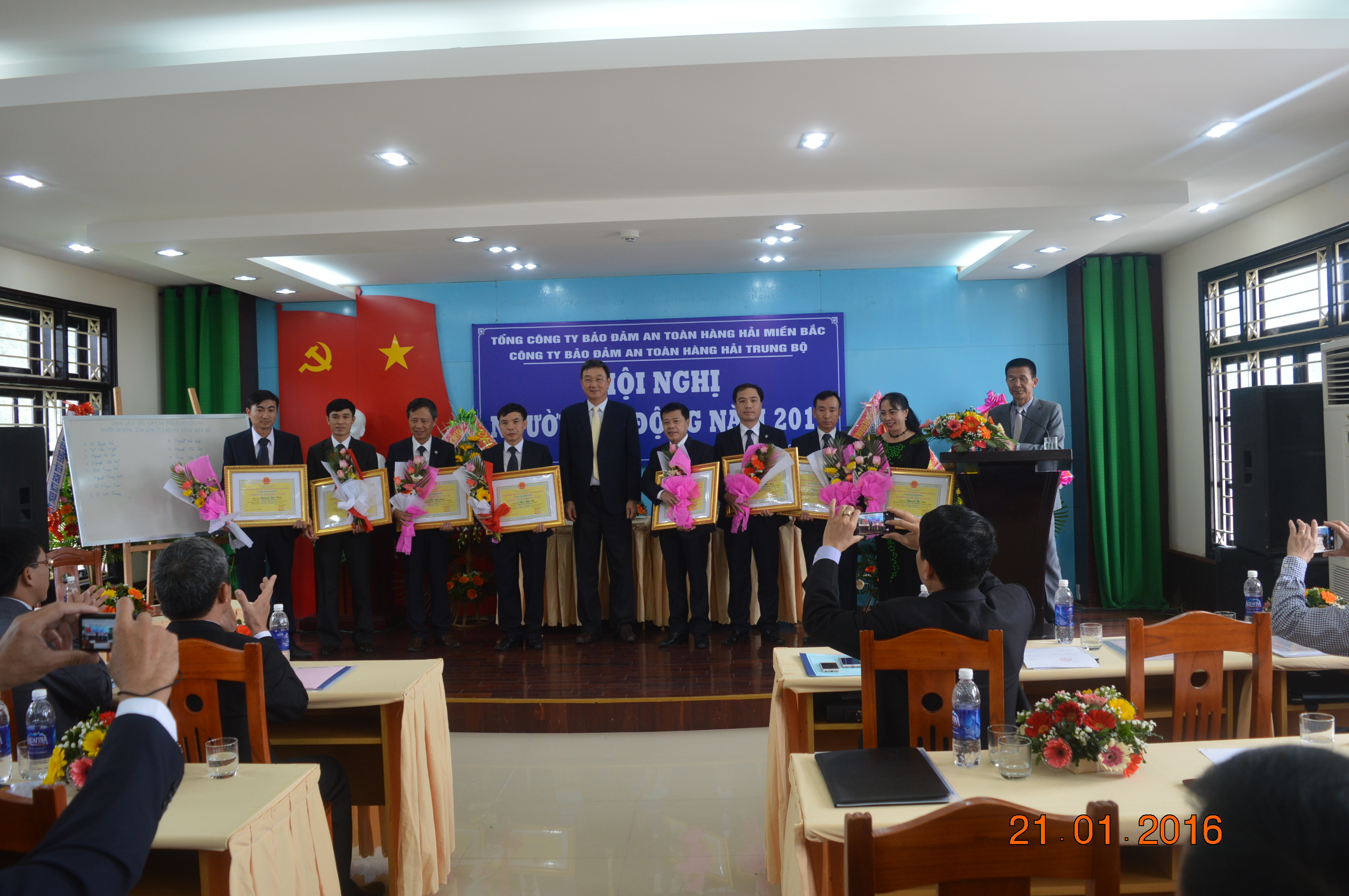 Công ty Bảo đảm an toàn hàng hải Trung Bộ tổ chức Hội nghị người lao động và công tác Công đoàn năm 2016