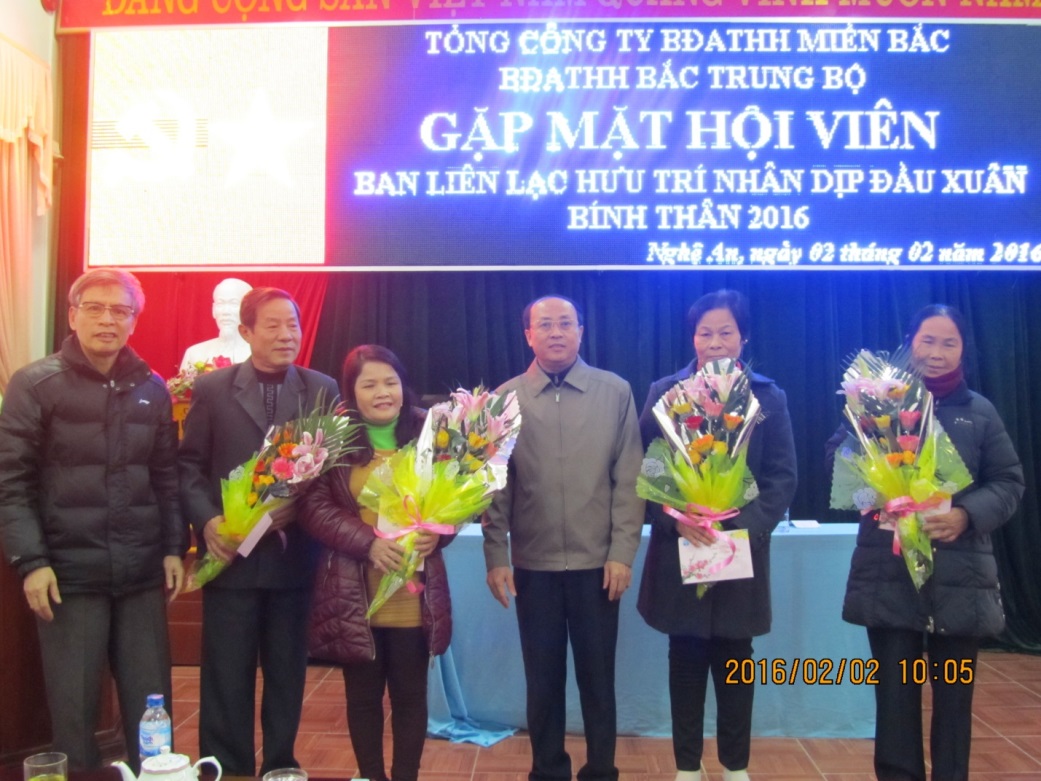 Bảo đảm an toàn hàng hải Bắc Trung Bộ tổ chức gặp mặt các hội viên ban liên lạc hưu trí nhân dịp đón tết Bính Thân 2015