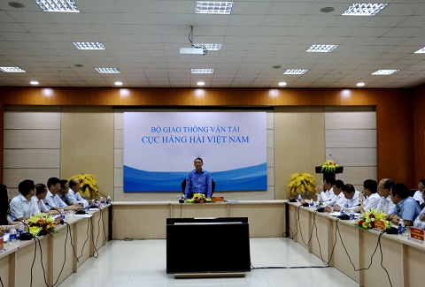 Bộ trưởng Bộ Giao thông vận tải Trương Quang Nghĩa làm việc với Cục Hàng hải Việt Nam về đẩy mạnh vai trò ngành hàng hải