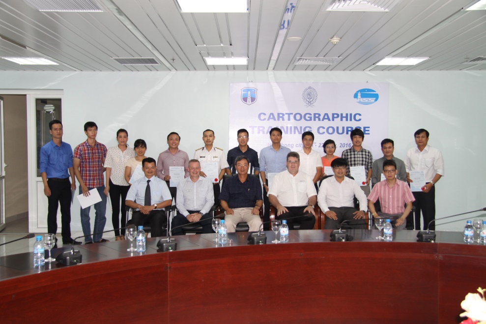 Khóa đào tạo hải đồ tại Tổng công ty Bảo đảm an toàn hàng hải miền Bắc