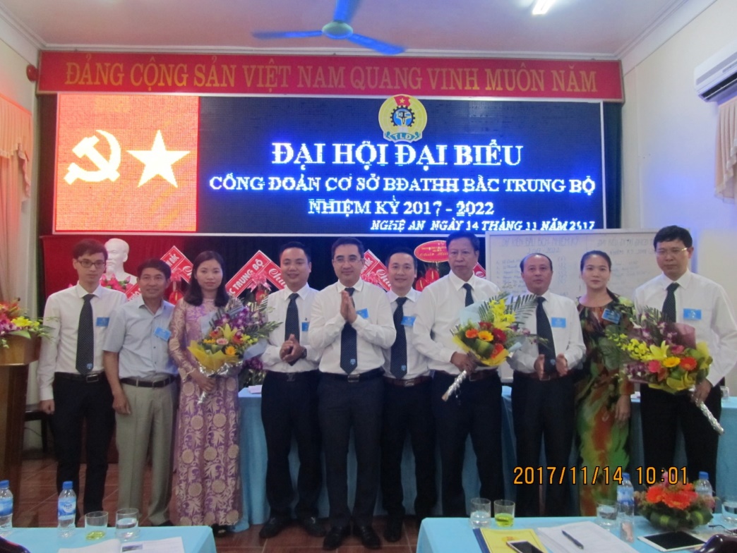 Đại hội đại biểu Công đoàn cơ sở Bảo đảm an toàn hàng hải Bắc Trung Bộ nhiệm kỳ 2017– 2022