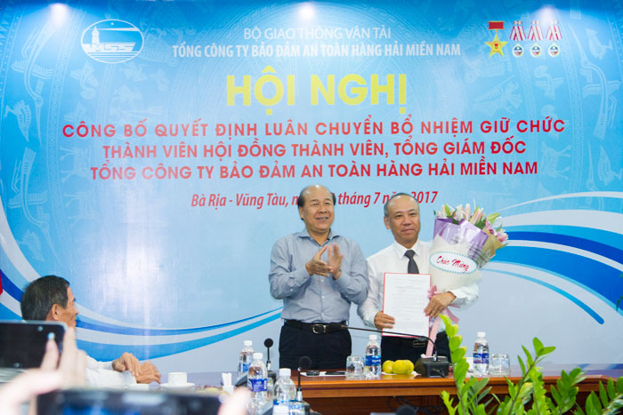Bộ Giao thông vận tải bổ nhiệm thành viên Hội đồng thành viên, Tổng giám đốc Tổng công ty Bảo đảm an toàn hàng hải miền Nam