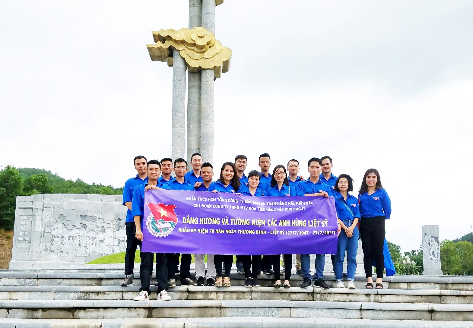Chương trình hoạt động Đoàn nhân dịp kỷ niệm 70 năm ngày thương binh liệt sỹ (27/07/1947 – 27/07/2017) và giao lưu công tác Đoàn giữa 4 Công ty Hoa tiêu khu vực II; III; IV và VI