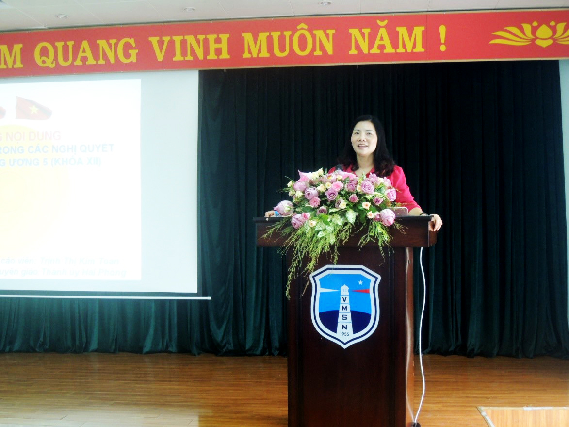 Đảng ủy Tổng công ty Bảo đảm an toàn hàng hải miền Bắc tổ chức Hội nghị học tập, quán triệt, triển khai thực hiện Nghị quyết Hội nghị lần thứ năm Ban Chấp hành Trung ương Đảng Khóa XII