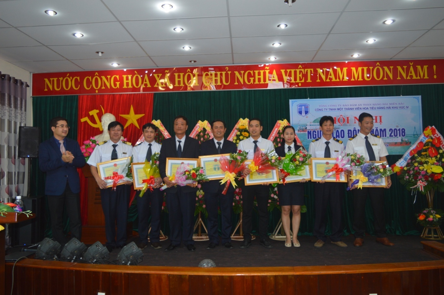 Công ty TNHH MTV Hoa tiêu hàng hải khu vực IV tổ chức Hội nghị Người lao động năm 2018