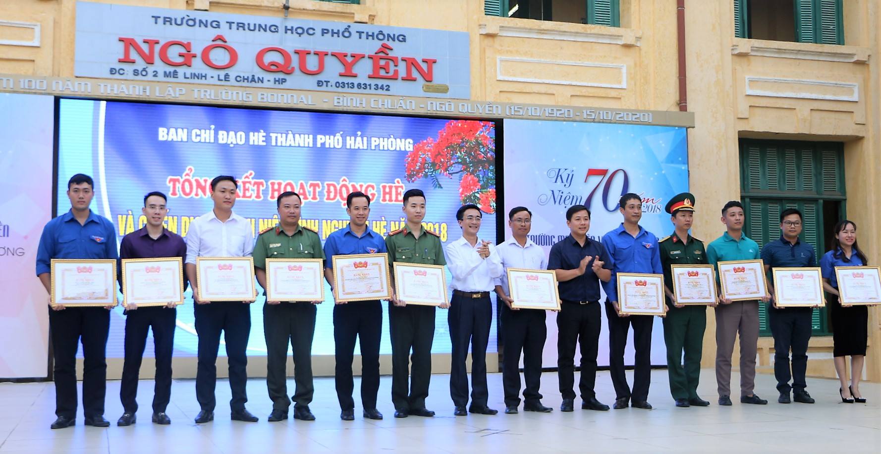 ĐOÀN THANH NIÊN TỔNG CÔNG TY BẢO ĐẢM AN TOÀN HÀNG HẢI MIỀN BẮC VINH DỰ LÀ MỘT TRONG NHỮNG ĐOÀN DẪN ĐẦU PHONG TRÀO CHIẾN DỊCH THANH NIÊN TÌNH NGUYỆN HÈ 2018