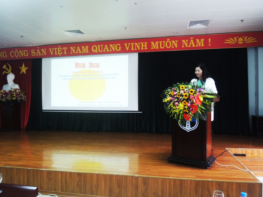 Hội nghị Học tập, quán triệt, triển khai thực hiện Nghị quyết Hội nghị lần thứ sáu Ban Chấp hành Trung ương Đảng khóa XII 