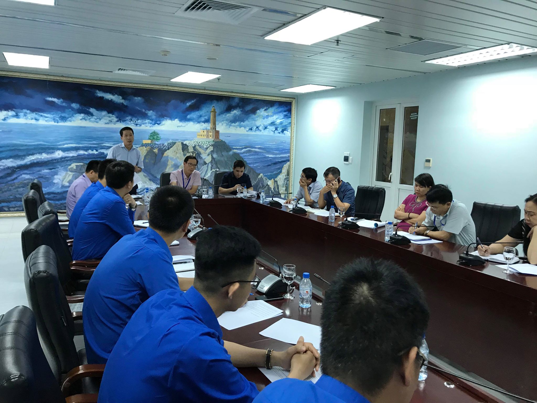 ĐOÀN THANH NIÊN TỔNG CÔNG TY BẢO ĐẢM AN TOÀN HÀNG HẢI MIỀN BẮC THAM DỰ CHƯƠNG TRÌNH LÀM VIỆC CỦA THƯỜNG TRỰC ĐẢNG ỦY TỔNG CÔNG TY VỚI CÁC TỔ CHỨC ĐOÀN THỂ TỔNG CÔNG TY