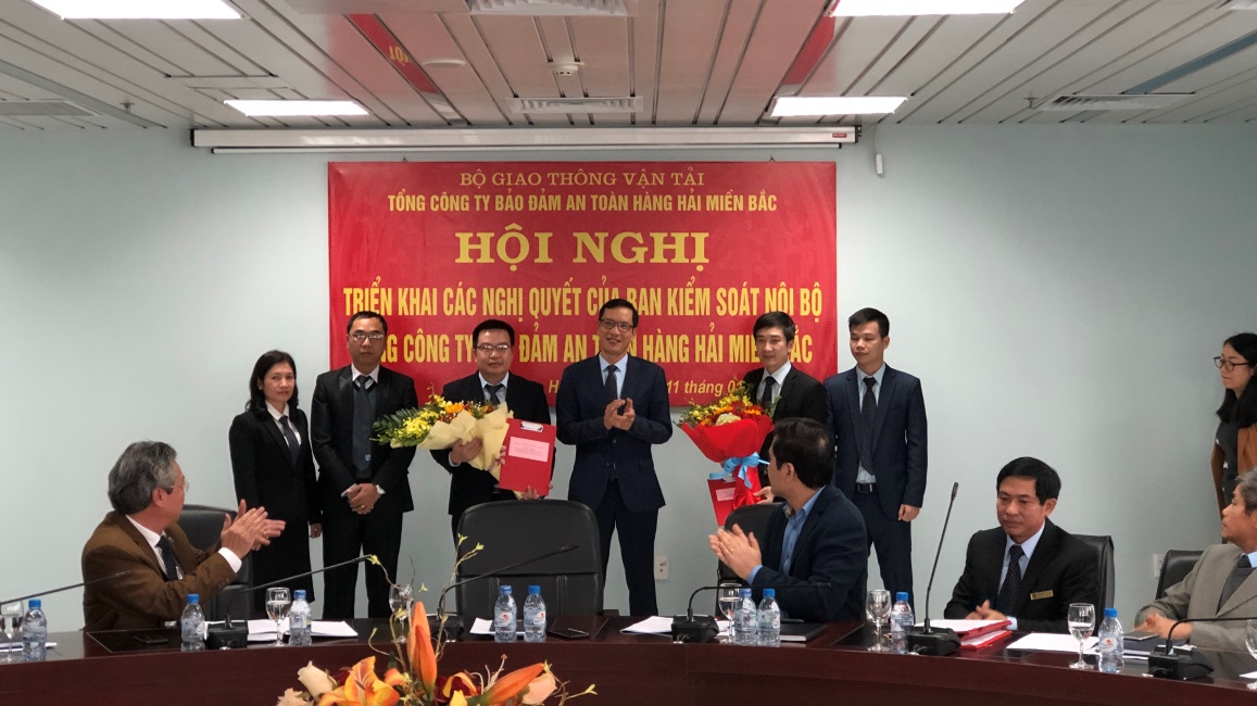 Hội nghị Triển khai các Nghị quyết của Ban Kiểm soát nội bộ Tổng công ty Bảo đảm an toàn hàng hải miền Bắc