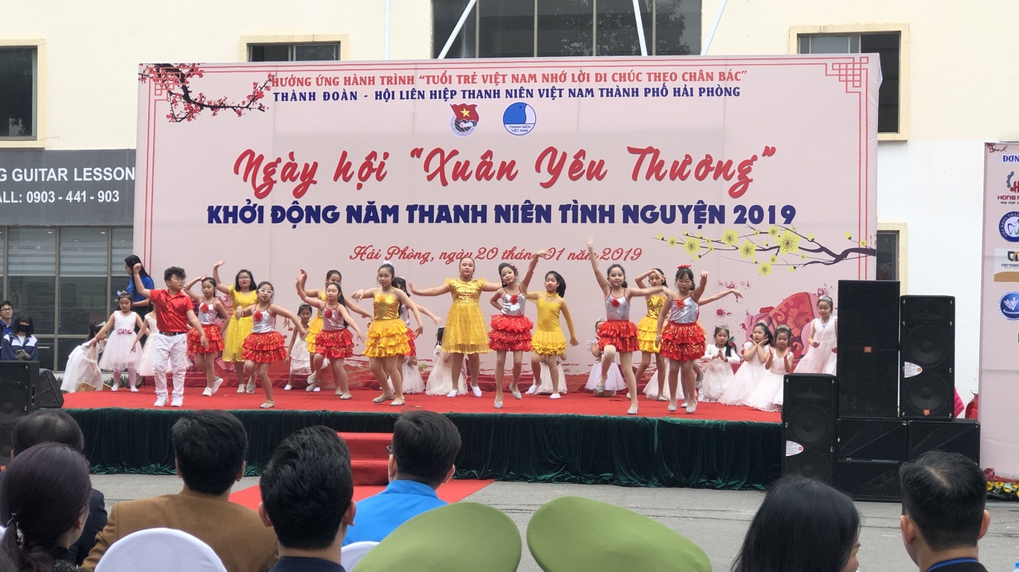ĐOÀN THANH NIÊN TỔNG CÔNG TY BẢO ĐẢM AN TOÀN HÀNG HẢI MIỀN BẮC THAM GIA NGÀY HỘI “XUÂN YÊU THƯƠNG” VÀ KHỞI ĐỘNG NĂM THANH NIÊN TÌNH NGUYỆN 2019
