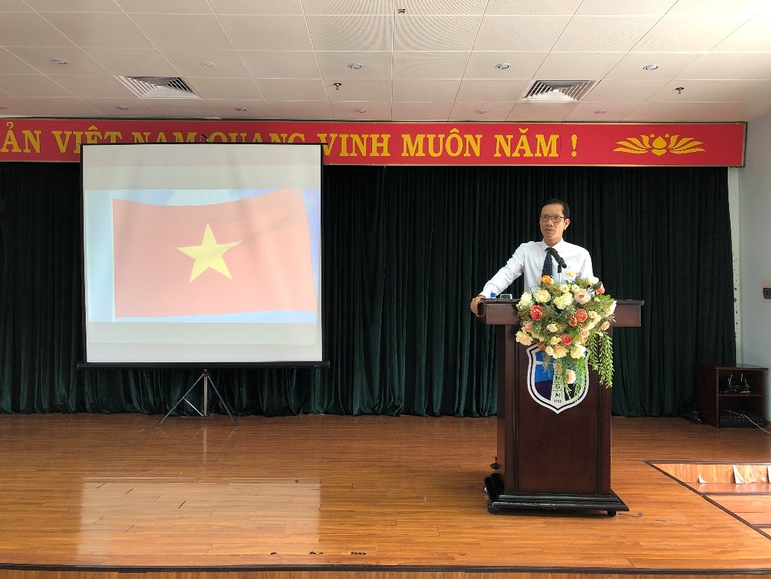 Tổng công ty Bảo đảm an toàn hàng hải miền Bắc tổ chức Lễ Chào cờ đầu tháng 10 năm 2019