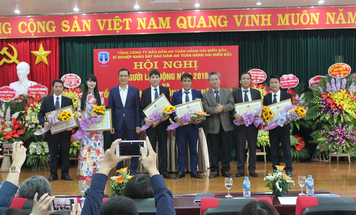 Xí nghiệp Khảo sát Bảo đảm an toàn hàng hải miền Bắc tổ chức Hội nghị người lao động và tổng kết công tác công đoàn năm 2018