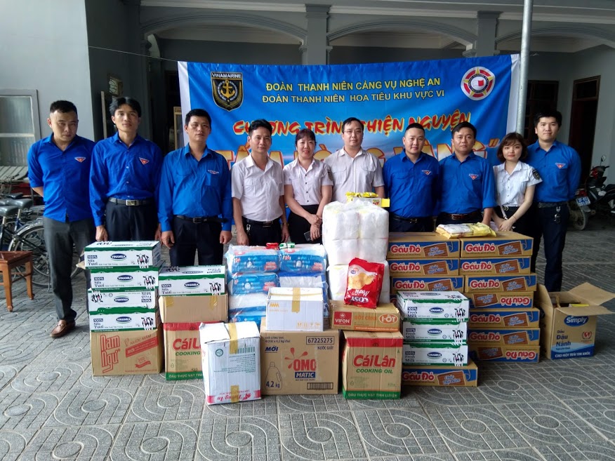 Đoàn Thanh niên Công ty Hoa tiêu hàng hải khu vực VI và Cảng vụ Hàng hải Nghệ An phối hợp tổ chức các hoạt động tháng thanh niên 2019 vì cộng đồng