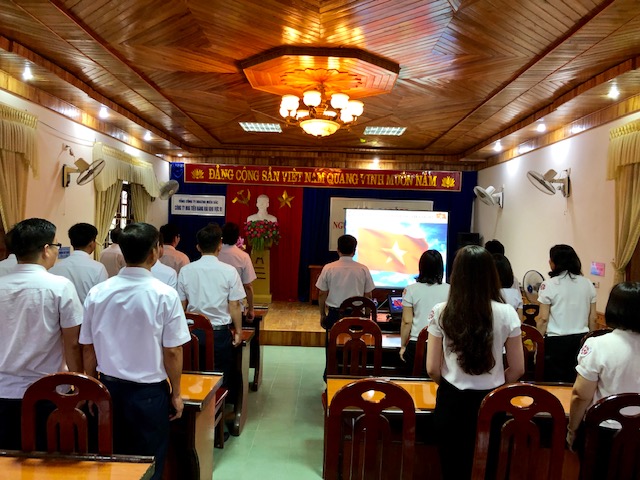 Công ty TNHH MTV Hoa tiêu hàng hải khu vực VI tổ chức sinh hoạt dưới cờ tháng 3 năm 2019 và chúc mừng ngày Quốc tế phụ nữ 8/3/2019