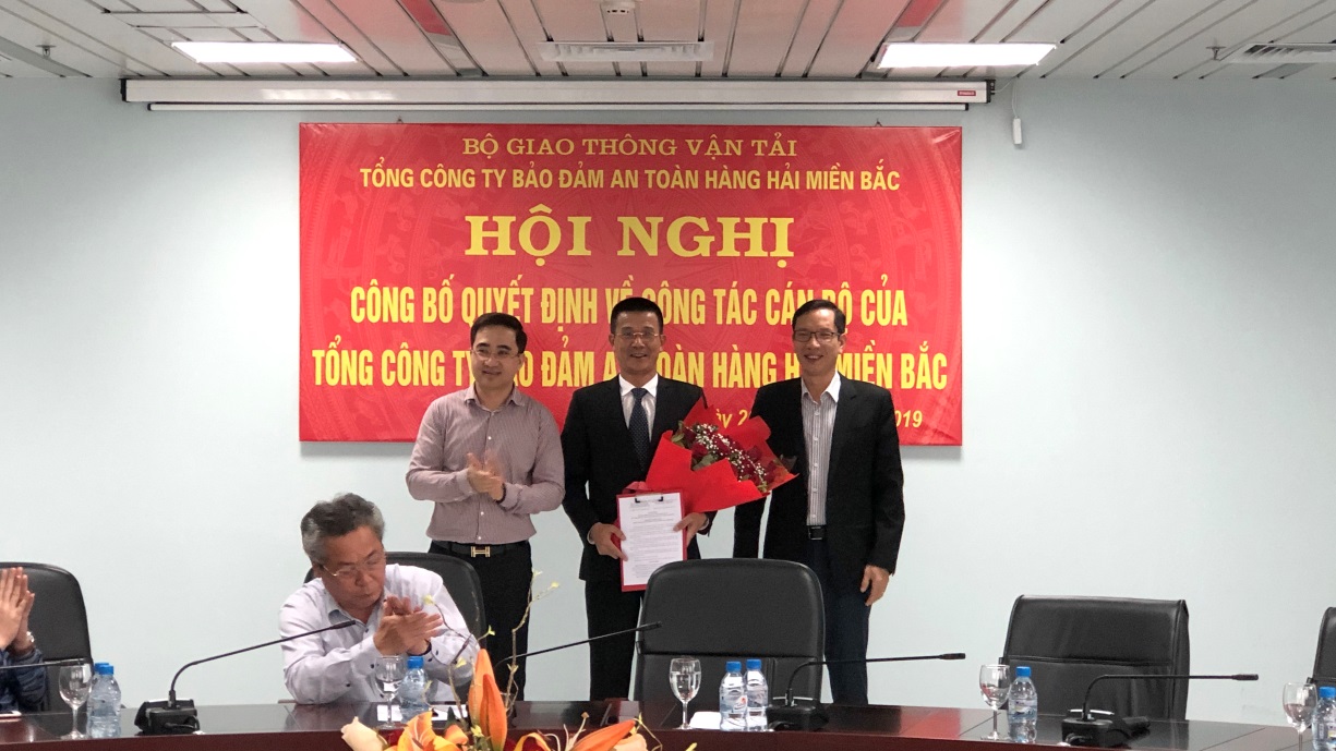 Tổng công ty Bảo đảm an toàn hàng hải miền Bắc công bố Quyết định bổ nhiệm Phó Tổng Giám đốc Tổng công ty Bảo đảm an toàn hàng hải miền Bắc