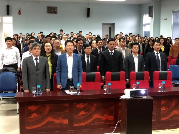 Tổng công ty Bảo đảm an toàn hàng hải miền Bắc tổ chức Lễ Chào cờ đầu tháng 1 năm 2020