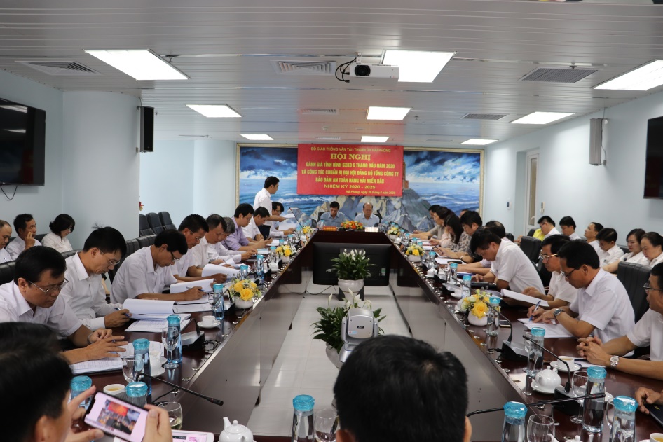 Hội nghị đánh giá tình hình sản xuất kinh doanh 6 tháng đầu năm 2020 và công tác chuẩn bị Đại hội Đảng bộ Tổng công ty Bảo đảm an toàn hàng hải miền Bắc nhiệm kỳ 2020 – 2025