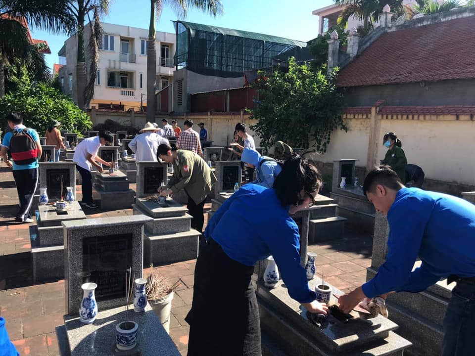 CHI ĐOÀN VĂN PHÒNG TỔNG CÔNG TY BẢO ĐẢM AN TOÀN HÀNG HẢI MIỀN BẮC THỰC HIỆN KẾ HOẠCH CHIẾN DỊCH THANH NIÊN TÌNH NGUYỆN HÈ NĂM 2020 