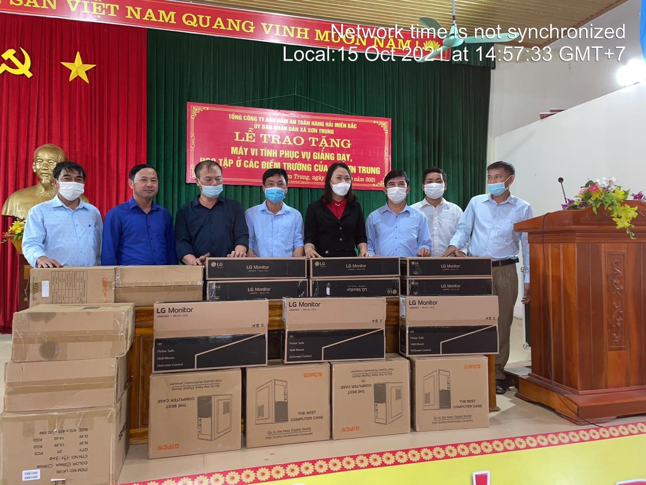 Tổng công ty Bảo đảm an toàn hàng hải miền Bắc  tổ chức các hoạt động xã hội - từ thiện tháng 10/2021