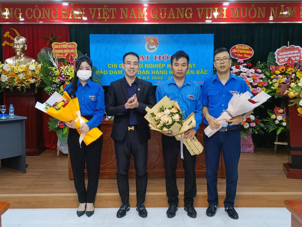 Đại hội Chi đoàn Xí nghiệp Khảo sát BĐATHH miền Bắc nhiệm kỳ 2022-2024 