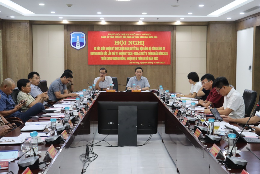 Hội nghị sơ kết giữa nhiệm kỳ thực hiện Nghị quyết Đai hội Đảng bộ Tổng công ty BĐATHH miền Bắc lần thứ IV, nhiệm kỳ 2020-2025 và sơ kết 6 tháng đầu năm 2023, triển khai phương hướng, nhiệm vụ 6 tháng cuối năm 2023