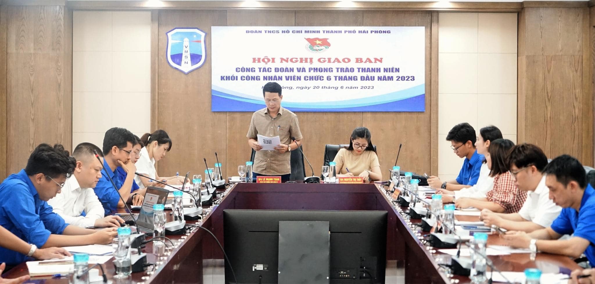 Đoàn thanh niên Tổng công ty Bảo đảm an toàn Hàng Hải miền Bắc đăng cai “Hội nghị giao ban công tác Đoàn và phong trào thanh thiếu nhi khối Công nhân viên chức 6 tháng đầu năm 2023”