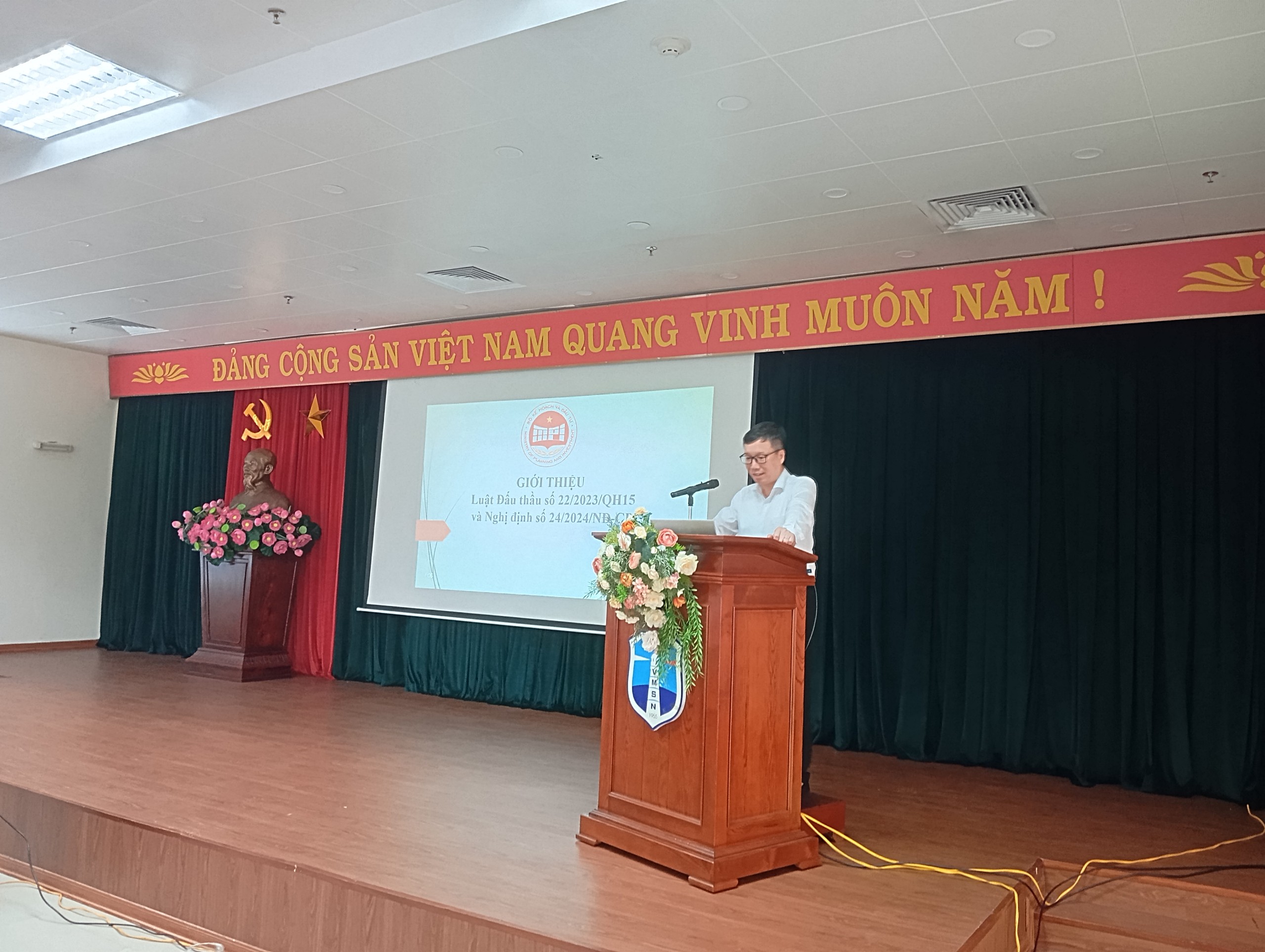 Hội nghị tập huấn, phổ biến các nội dung về nghiệp vụ đấu thầu