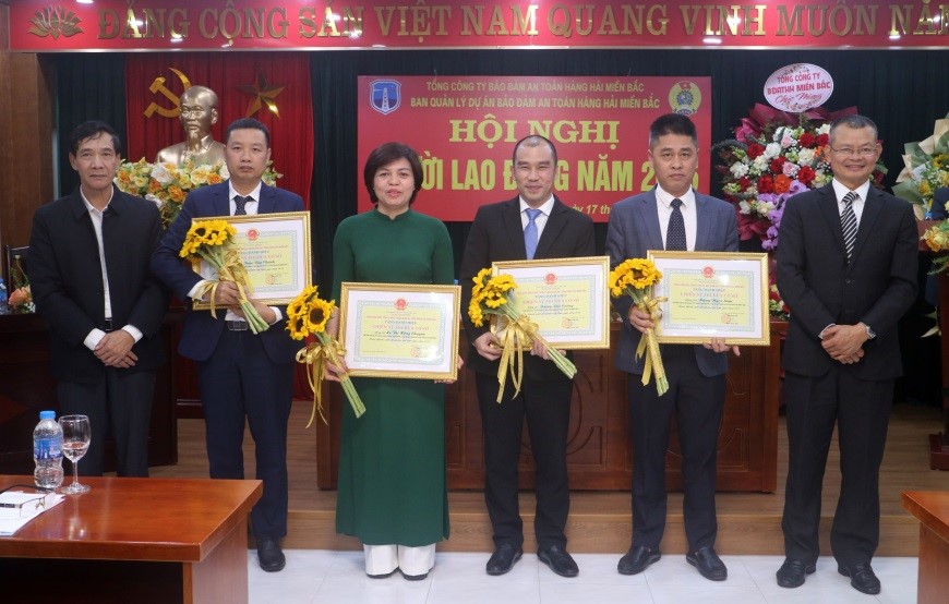 Hội nghị Người lao động Ban Quản lý dự án Bảo đảm an toàn hàng hải miền Bắc, năm 2025
