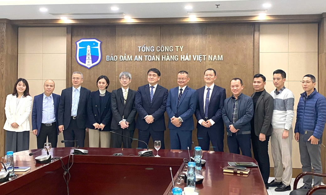 VMSC TIẾP ĐOÀN JCG (NHẬT BẢN) TRAO ĐỔI VỀ DỰ ÁN TĂNG CƯỜNG NĂNG LỰC HỖ TRỢ HÀNG HẢI ASEAN