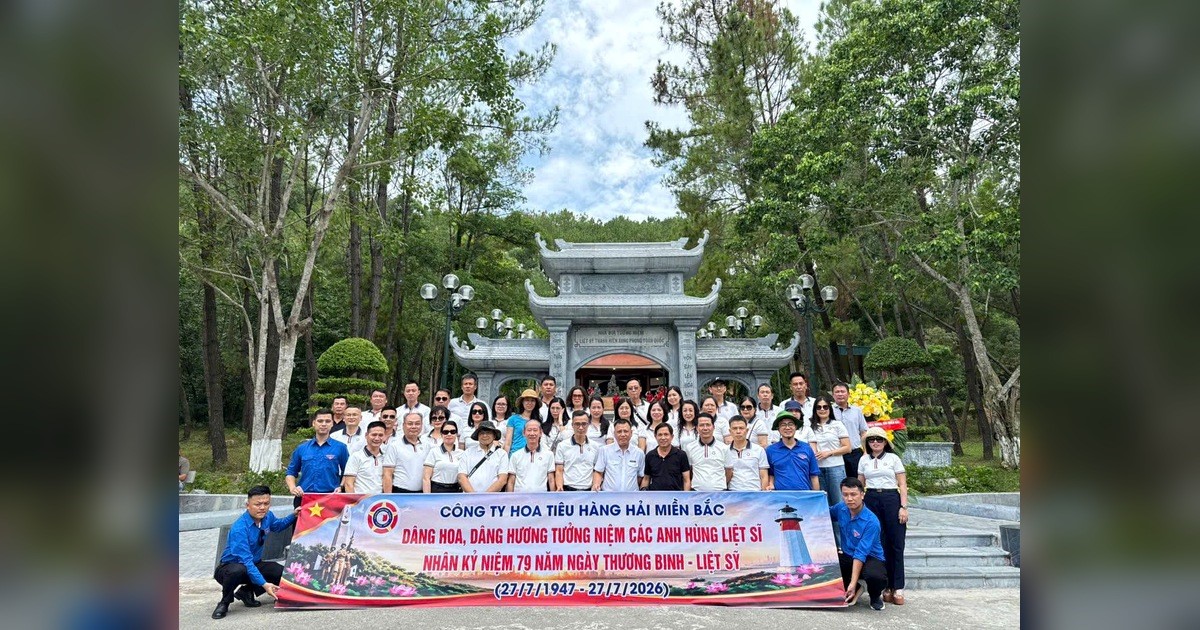 Kỷ niệm 79 năm Ngày Thương binh - Liệt sĩ: Hoa tiêu hàng hải miền Bắc tri ân các anh hùng liệt sĩ tại Ngã ba Đồng Lộc