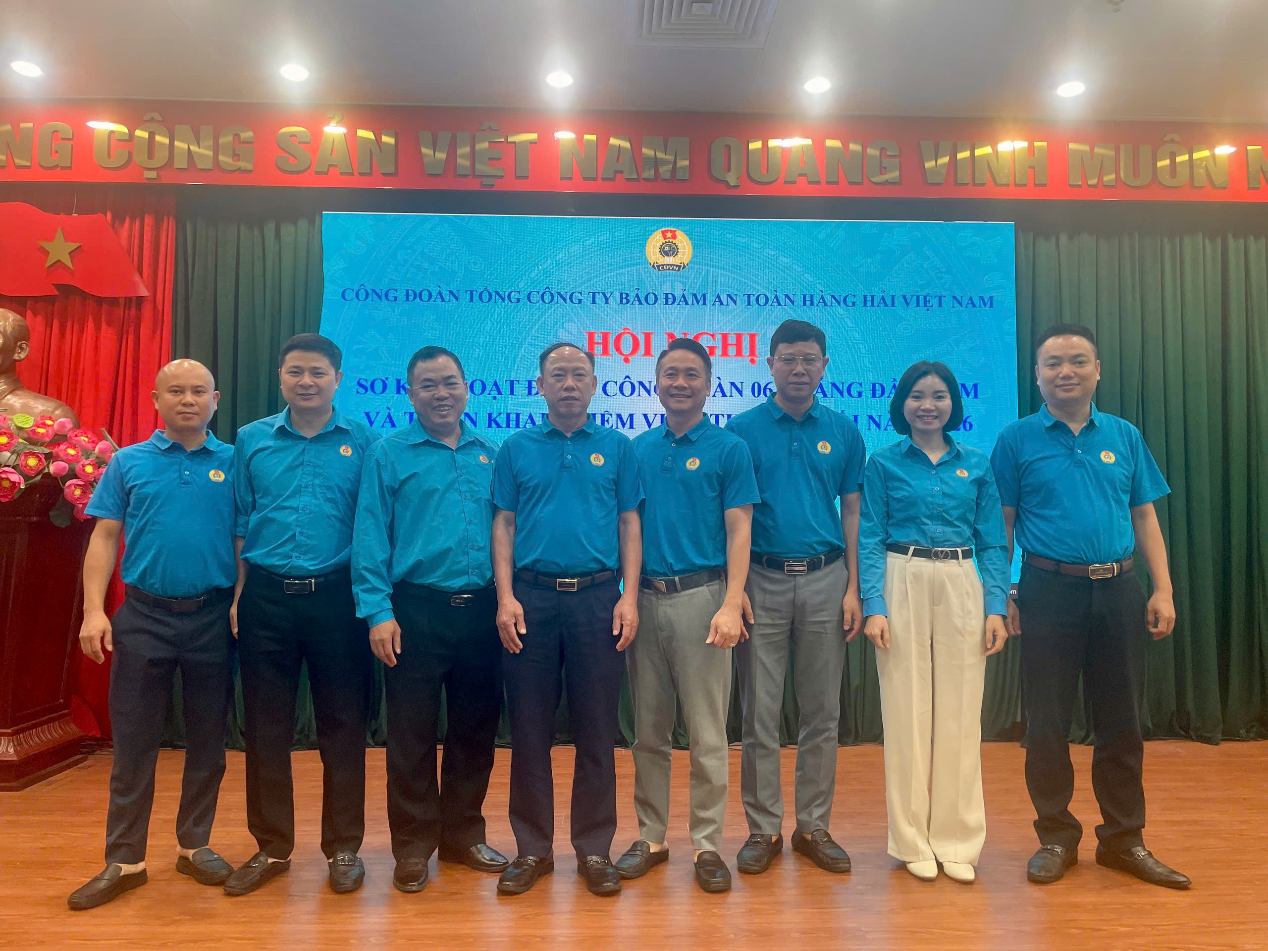 Công đoàn Bảo đảm an toàn hàng hải Bắc Trung Bộ tham gia Hội nghị sơ kết và tập huấn nghiệp vụ công đoàn năm 2026