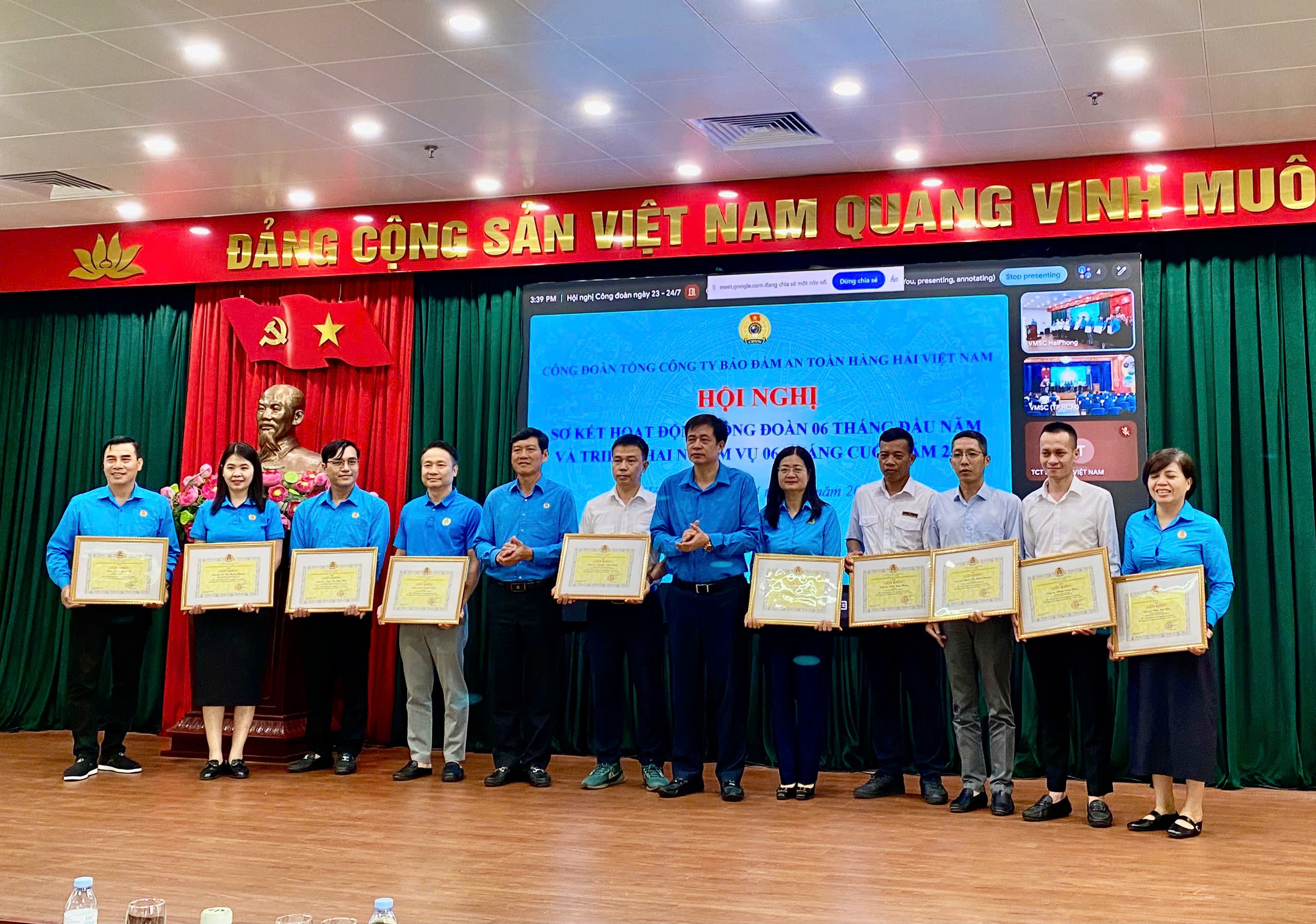 Công đoàn Tổng công ty Bảo đảm an toàn hàng hải Việt Nam sơ kết công tác 6 tháng đầu năm 2026, biểu dương điển hình tiên tiến và triển khai nhiệm vụ 6 tháng cuối năm